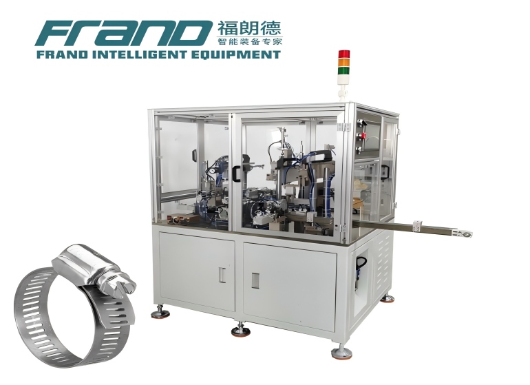 अमेरिकी प्रकार की नली क्लैंप मशीन